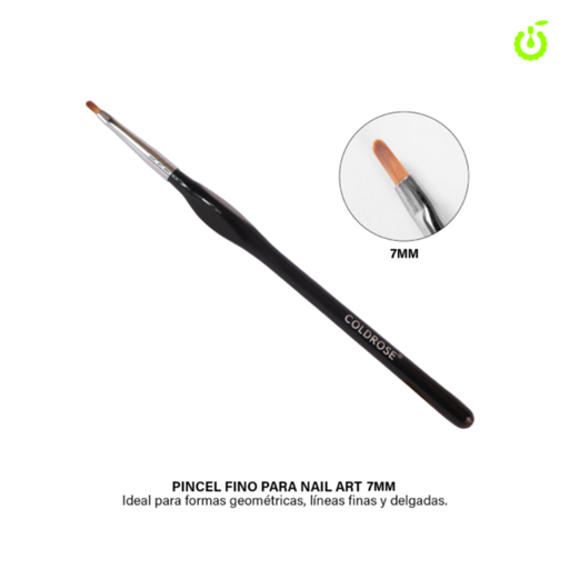 [CR000045] PINCEL PARA NAIL ART COLDROSE