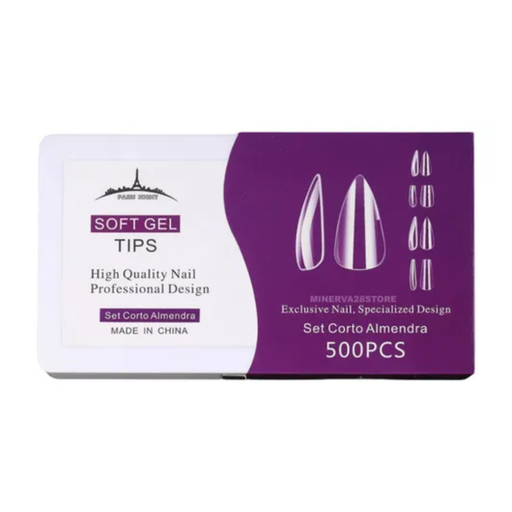 [PN20759-4] TIPS PARIS NIGHT CAJA X500 (ALMENDRA CORTA)