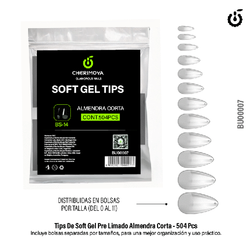 [BU00007] TIPS CHERIMOYA X504 (ALMENDRA CORTA)