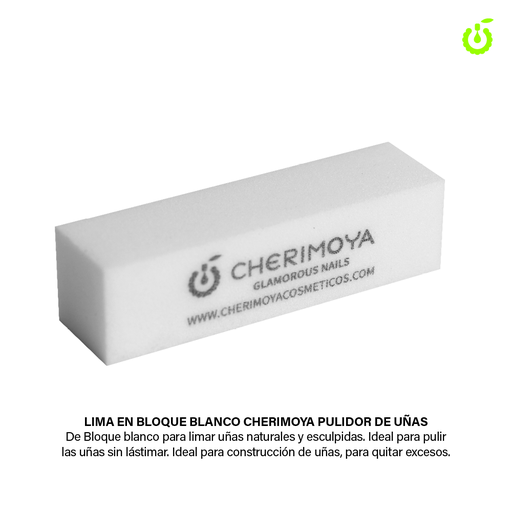 [BH003300] LIMA CUBO CHERIMOYA (BLANCO)