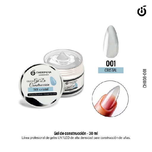 [CH008-01] GEL DE CONSTRUCCIÓN CHERIMOYA (CLEAR) 30ML