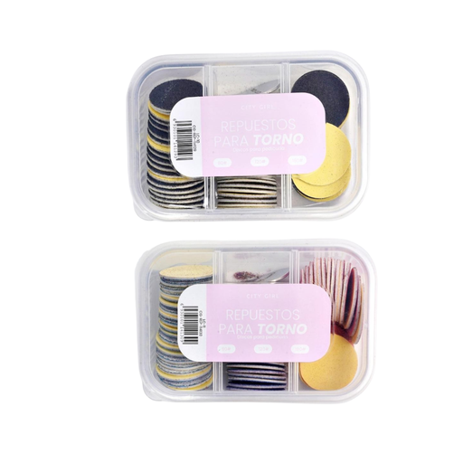 FRESA CON LIMA AUTOADHESIVA CITY GIRL (PACK X60)