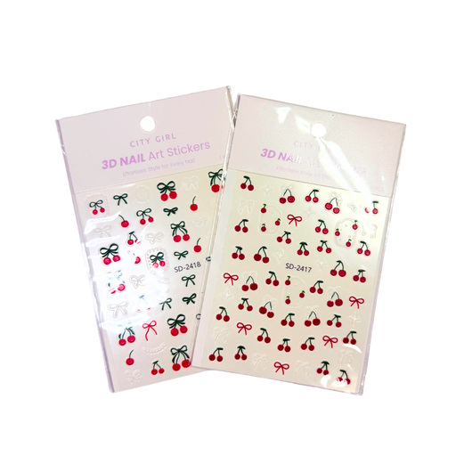 [GO-25039] STICKER CITY GIRL CEREZA (3D)