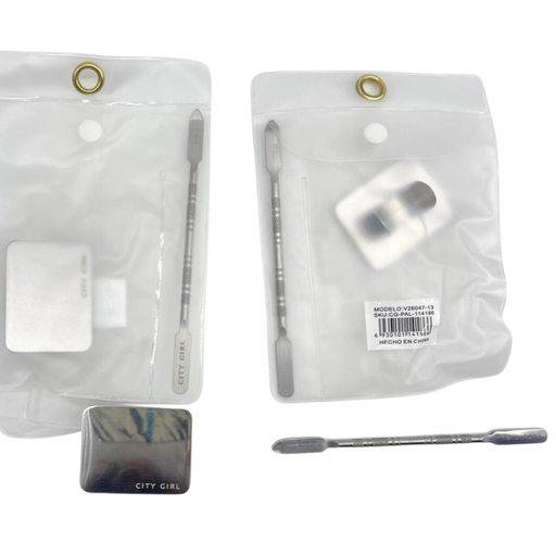 [V26047-13] MINI PALETA ANILLO PARA DEDO CON ESPATULA