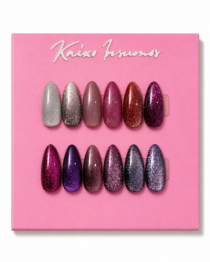 [GRAPE] CAJA DE ESMALTES CAT EYE CHARM LIMIT
