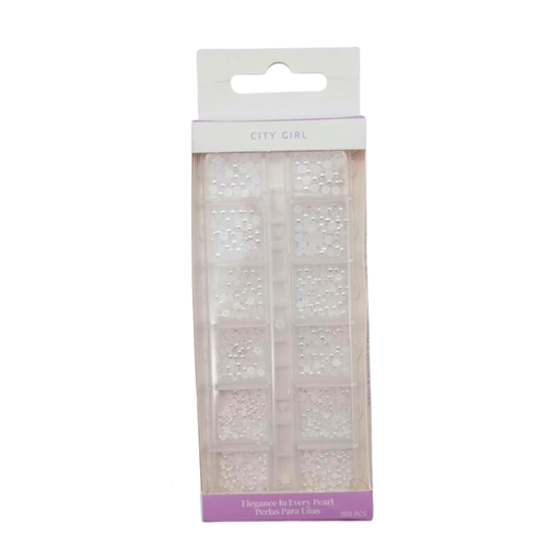 [CG-DEC-113393] CAJA DE STRASS MEDIA PERLA (CITY GIRL)