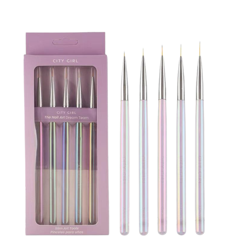 [SLB2506-9] SET PINCEL LINER (CITY GIRL)
