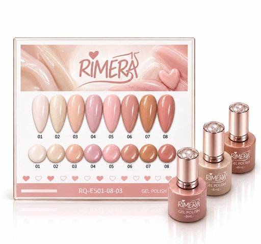 ESMALTE SEMIPERMANENTE RIMERA QUINCE 8ML