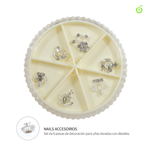 [BH011114] APLIQUES CHERIMOYA (CORONAS) 6PCS