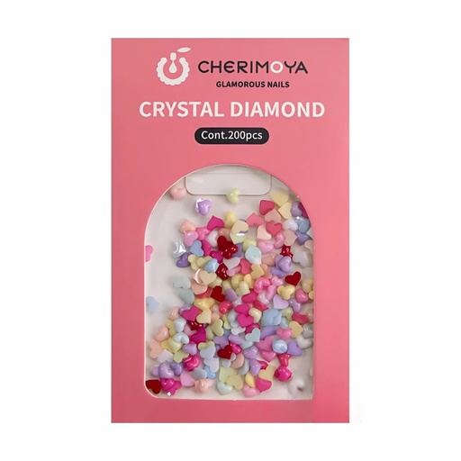 [BH011133] APLIQUES CORAZON CHERIMOYA (SOBRE)