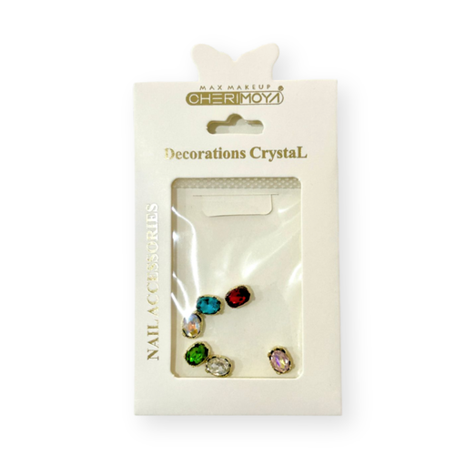 [BH011088-02] APLIQUES CRISTAL CON STRASS CHERIMOYA (SOBRE)
