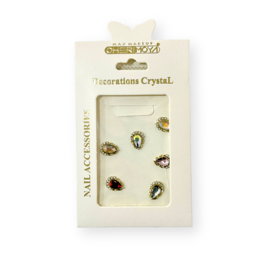 [BH011088-30] APLIQUES CRISTAL CON STRASS CHERIMOYA (SOBRE)