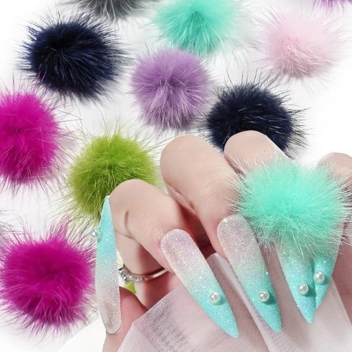 [GO-M108] APLIQUES POMPON (GRANDE)