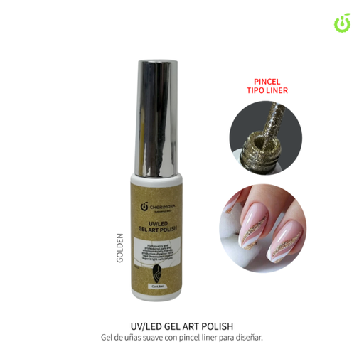 [CH104-06] ART GEL LINNER CHERIMOYA (DORADO) 8ML