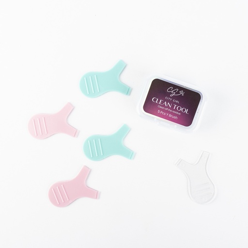 [Y-M11] CEPILLOS PARA PESTAÑAS CITY GIRL X5