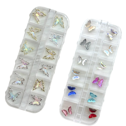 CAJA DE APLIQUES MARIPOSAS NAEZ