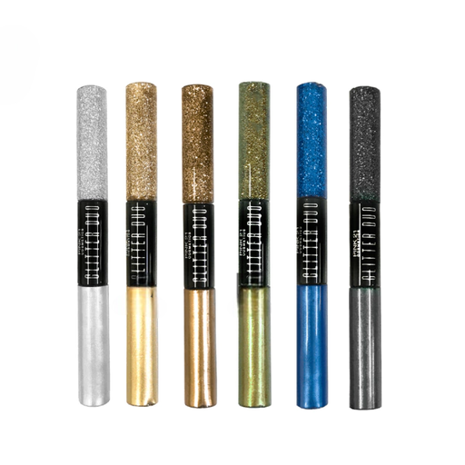 DELINEADOR DOBLE CON GLITTER PINK