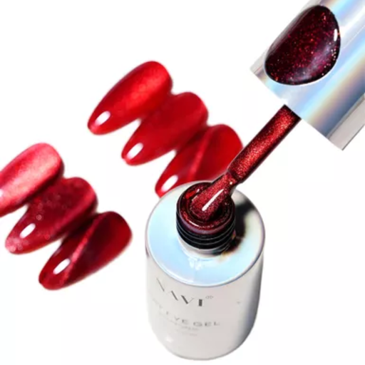 ESMALTE OJO DE GATO NAVI 8ML (ROJO)